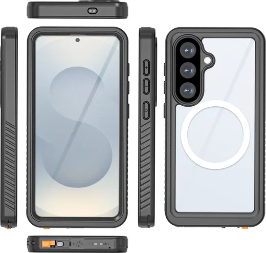 SBG Outdoor Case Samsung Galaxy S26 Waterdicht met MagSafe / Qi2 Zwart afbeelding 2