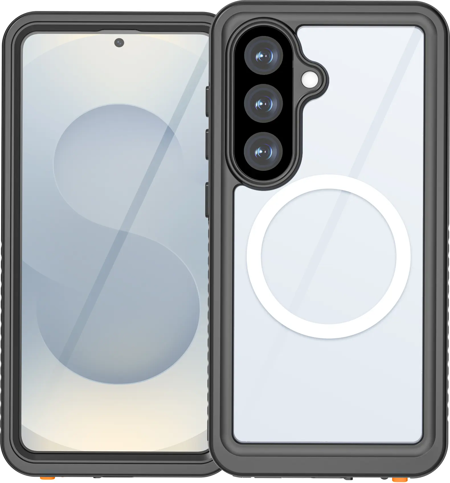 SBG Outdoor Case Samsung Galaxy S26 Waterdicht met MagSafe / Qi2 Zwart afbeelding 14