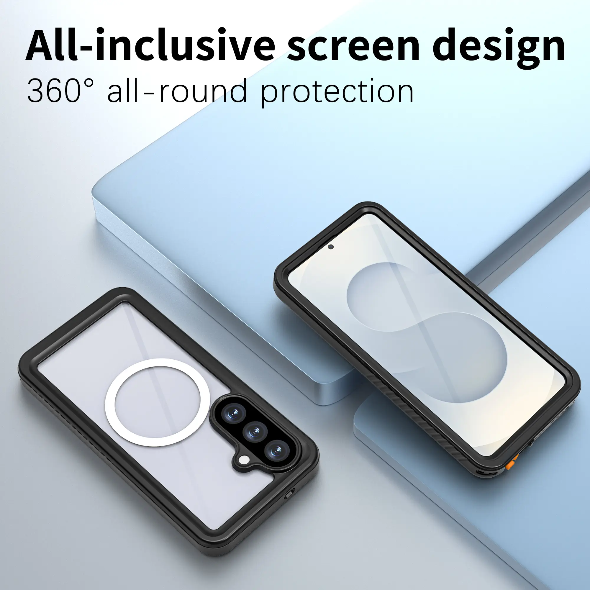 SBG Outdoor Case Samsung Galaxy S26 Waterdicht met MagSafe / Qi2 Zwart afbeelding 13