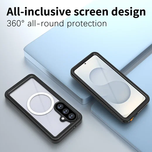 SBG Outdoor Case Samsung Galaxy S26 Waterdicht met MagSafe / Qi2 Zwart afbeelding 13