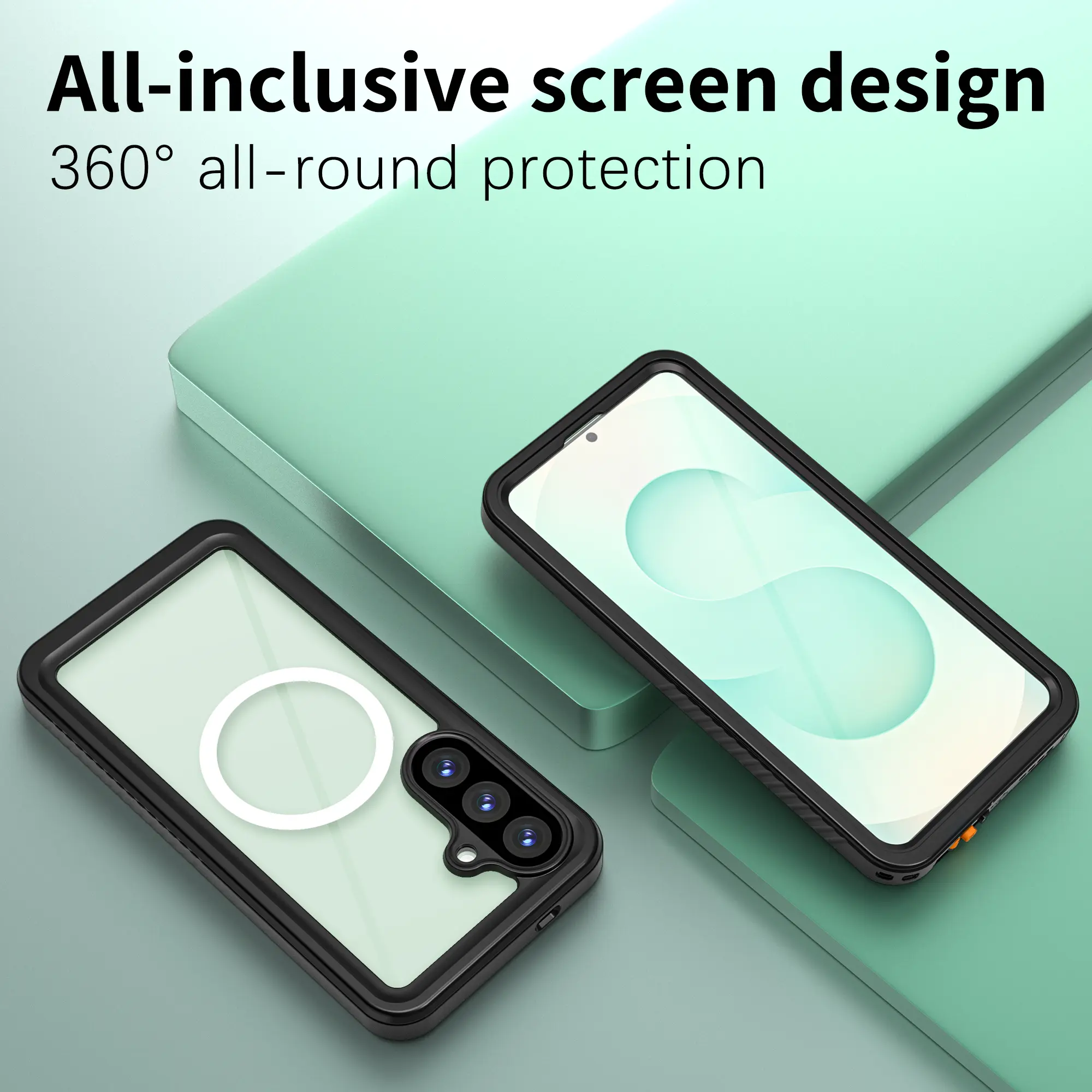 SBG Outdoor Case Samsung Galaxy S26 Plus Waterdicht met MagSafe / Qi2 Zwart afbeelding 12