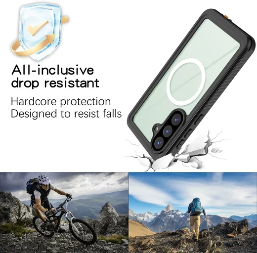SBG Outdoor Case Samsung Galaxy S26 Plus Waterdicht met MagSafe / Qi2 Zwart afbeelding 9
