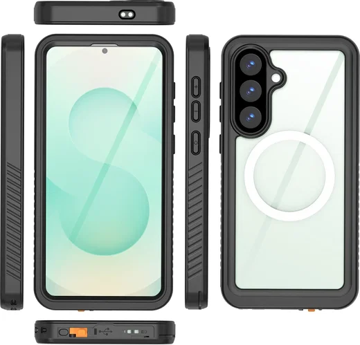 SBG Outdoor Case Samsung Galaxy S26 Plus Waterdicht met MagSafe / Qi2 Zwart afbeelding 2