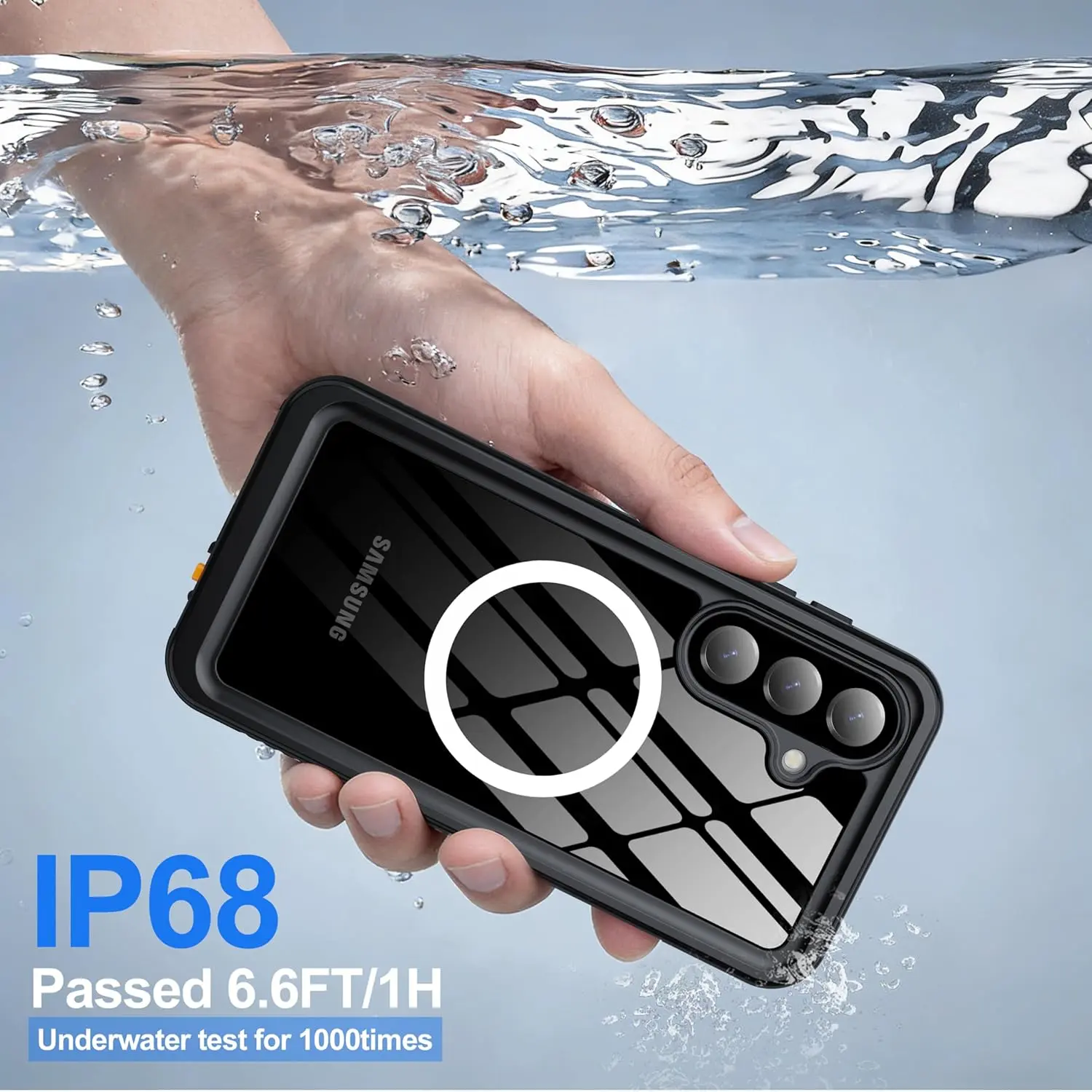 SBG Outdoor Case Samsung Galaxy S26 Plus Waterdicht met MagSafe / Qi2 Zwart afbeelding 5