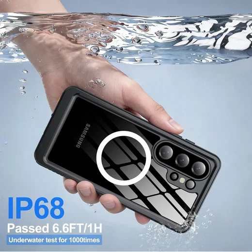 SBG Outdoor Case Samsung Galaxy S26 Ultra Waterdicht met MagSafe / Qi2 Zwart afbeelding 5
