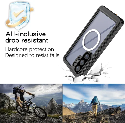 SBG Outdoor Case Samsung Galaxy S26 Ultra Waterdicht met MagSafe / Qi2 Zwart afbeelding 6