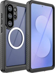 SBG Outdoor Case Samsung Galaxy S26 Ultra Waterdicht met MagSafe / Qi2 Zwart afbeelding