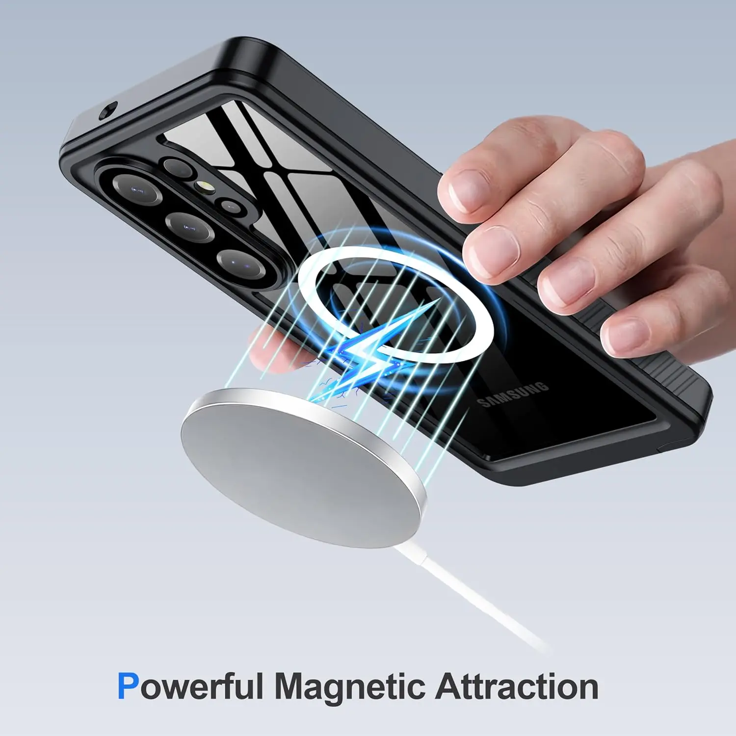 SBG Outdoor Case Samsung Galaxy S26 Ultra Waterdicht met MagSafe / Qi2 Zwart afbeelding 10
