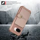 Google Pixel 10a TPU Back Cover met Kunstleren Wallet Roze afbeelding 5