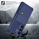 Samsung Galaxy S26 TPU Back Cover met Kunstleren Wallet Blauw afbeelding 5