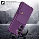 Samsung Galaxy S26 Plus TPU Back Cover met Kunstleren Wallet Paars afbeelding 4