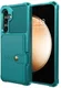 Samsung Galaxy S26 Plus TPU Back Cover met Kunstleren Wallet Groen afbeelding 2