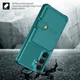 Samsung Galaxy S26 Plus TPU Back Cover met Kunstleren Wallet Groen afbeelding 4