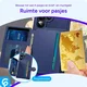 Samsung Galaxy S26 Ultra TPU Back Cover met Kunstleren Wallet Blauw afbeelding 4
