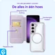 Samsung Galaxy S26 Hoesje met MagSafe / Qi2 Book Case Paars afbeelding 3