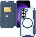 Samsung Galaxy S26 Plus Hoesje met MagSafe / Qi2 Book Case Blauw