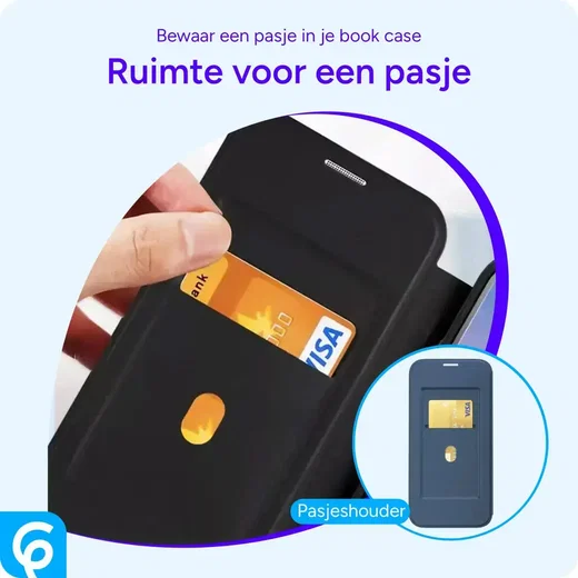 Samsung Galaxy S26 Plus Hoesje met MagSafe / Qi2 Book Case Blauw afbeelding 2