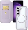 Samsung Galaxy S26 Plus Hoesje met MagSafe / Qi2 Book Case Paars