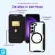 Samsung Galaxy S26 Ultra Hoesje met MagSafe / Qi2 Book Case Zwart afbeelding 2