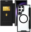 Samsung Galaxy S26 Ultra Hoesje met MagSafe / Qi2 Book Case Zwart