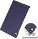 Samsung Galaxy Tab S11 Hoes Tri-Fold Book Case met Standaard Blauw afbeelding 5