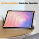 Samsung Galaxy Tab S11 Hoes Tri-Fold Book Case met Standaard Blauw afbeelding 4