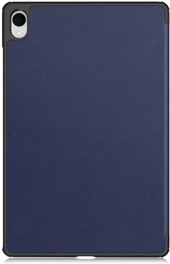 Samsung Galaxy Tab S11 Hoes Tri-Fold Book Case met Standaard Blauw afbeelding 7