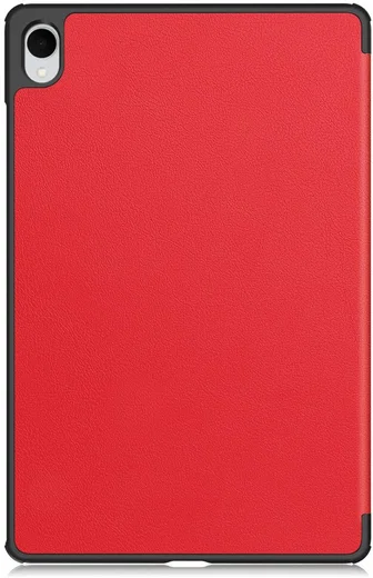 Samsung Galaxy Tab S11 Hoes Tri-Fold Book Case met Standaard Rood afbeelding 9