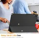 Samsung Tab S12 Ultra / S11 Ultra Tri-Fold Book Case met Standaard Zwart afbeelding 4