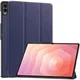Samsung Galaxy Tab S11 Ultra Hoes Tri-Fold Book Case met Standaard Blauw