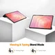 Samsung Galaxy Tab S11 Ultra Hoes Tri-Fold Book Case met Standaard Blauw afbeelding 8