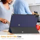 Samsung Galaxy Tab S11 Ultra Hoes Tri-Fold Book Case met Standaard Blauw afbeelding 11