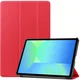 Samsung Galaxy Tab S11 Ultra Hoes Tri-Fold Book Case met Standaard Rood afbeelding 2