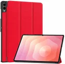 Samsung Galaxy Tab S11 Ultra Hoes Tri-Fold Book Case met Standaard Rood