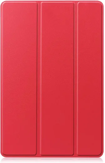 Samsung Galaxy Tab S11 Ultra Hoes Tri-Fold Book Case met Standaard Rood afbeelding 3