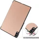Samsung Galaxy Tab S11 Ultra Hoes Tri-Fold Book Case met Standaard Roze Goud afbeelding 10