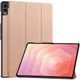 Samsung Galaxy Tab S11 Ultra Hoes Tri-Fold Book Case met Standaard Roze Goud