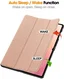 Samsung Tab S12 Ultra / S11 Ultra Tri-Fold Book Case met Standaard Roze Goud afbeelding 4