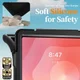 Samsung Galaxy Tab S11 Ultra Hoes Back Cover met Kickstand en Handriem Zwart afbeelding 4
