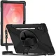 Samsung Galaxy Tab S11 Ultra Hoes Back Cover met Kickstand en Handriem Zwart afbeelding 1