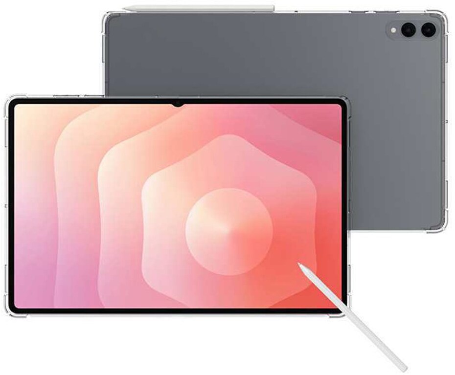 Samsung Galaxy Tab S11 Ultra Hoes Schokbestendige TPU Back Cover Transparant afbeelding 3
