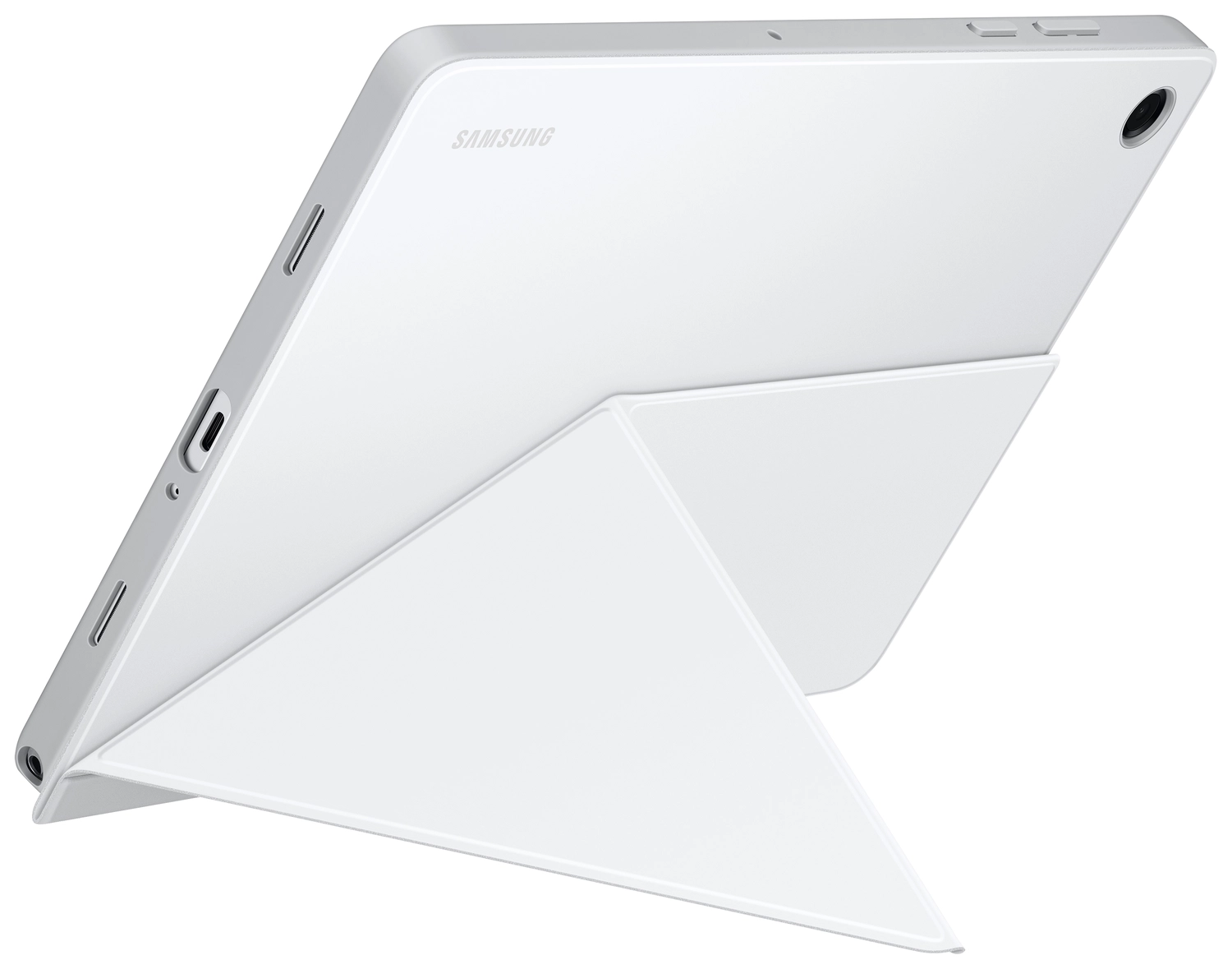 Originele Samsung Galaxy Tab A11 Plus Hoes Vouwbare Book Cover Wit afbeelding 2