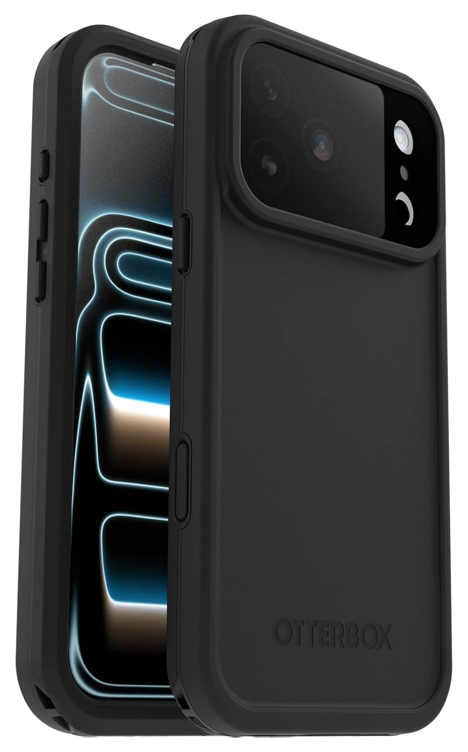 OtterBox Fre MagSafe iPhone 17 Pro Max Hoesje Waterdicht Full Protect Zwart afbeelding 1