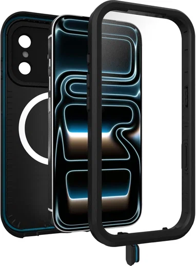 OtterBox Fre MagSafe Apple iPhone 17 Pro Hoesje Waterdicht Full Protect Zwart afbeelding 4