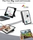 ESR Shift Apple iPad Pro 11 (2024/2025) Hoes met Magnetisch Toetsenbord Grijs afbeelding 2