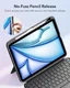 ESR Flex iPad Air 11 (24/25/26)/Air 10.9 (2022/2020) Hoes Met Toetsenbord Grijs afbeelding 9