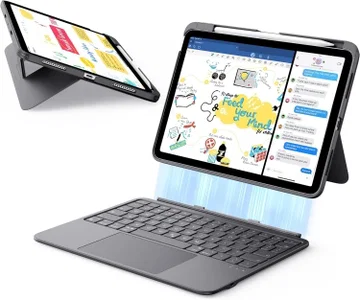 ESR Flex iPad 11 (2025) / 10.9 (2022) Hoes met Magnetisch toetsenbord Grijs