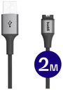 Buddi Flex Garmin Watch Kabel USB-A 2M Zwart
