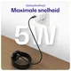Buddi Flex Garmin Watch Kabel USB-C 0.5m Zwart afbeelding 2