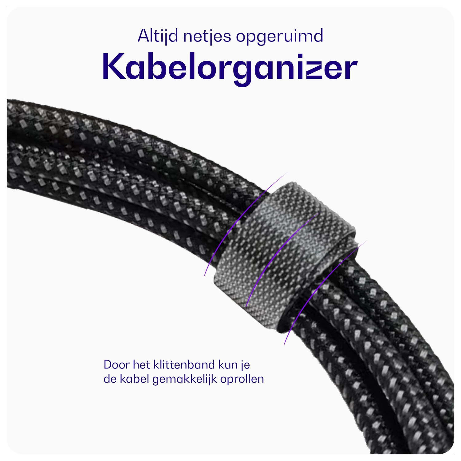 Buddi Flex Garmin Watch Kabel USB-C 0.5m Zwart afbeelding 5
